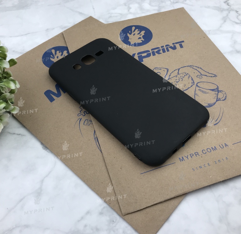 Чохол силіконовий для Samsung J700 чорний (4961) 