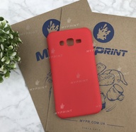 Чохол силіконовий для Samsung J700 червоний (4963) - фото 1 - Чохли для УФ друку