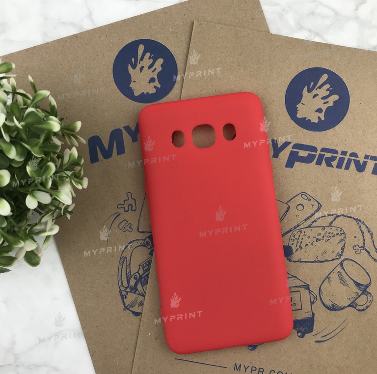 Чохол силіконовий для Samsung J510 червоний (4939) 