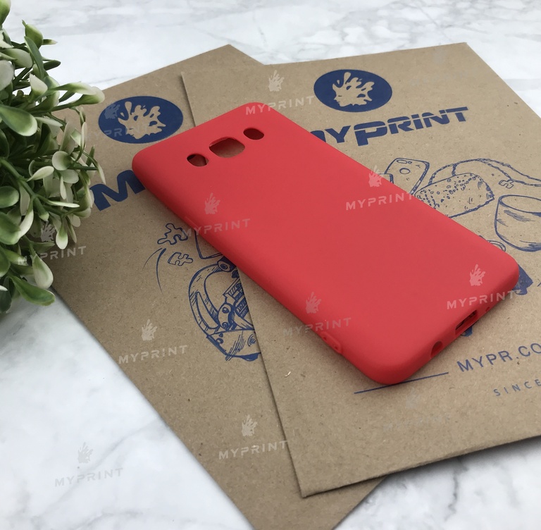 Чохол силіконовий для Samsung J510 червоний (4939) 