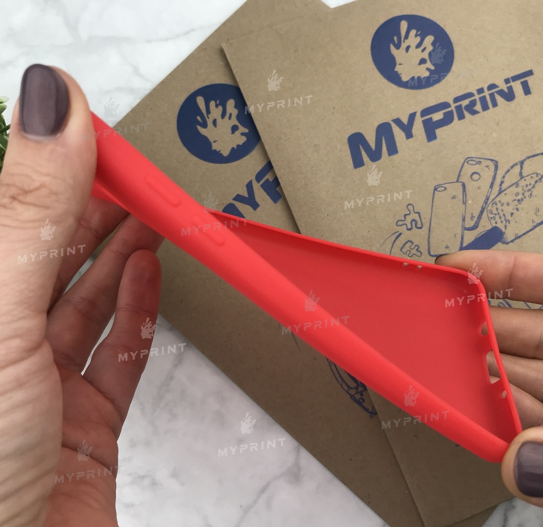 Чохол силіконовий для Samsung J510 червоний (4939) - фото 3 - Чохли для УФ друку