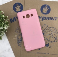 Чохол силіконовий для Samsung J510 рожевий (4938) - фото 1 - Чохли для УФ друку