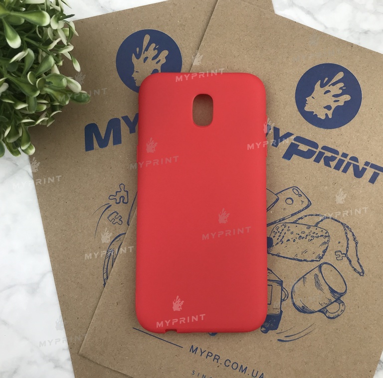 Чохол силіконовий для Samsung J530 червоний (4945) 