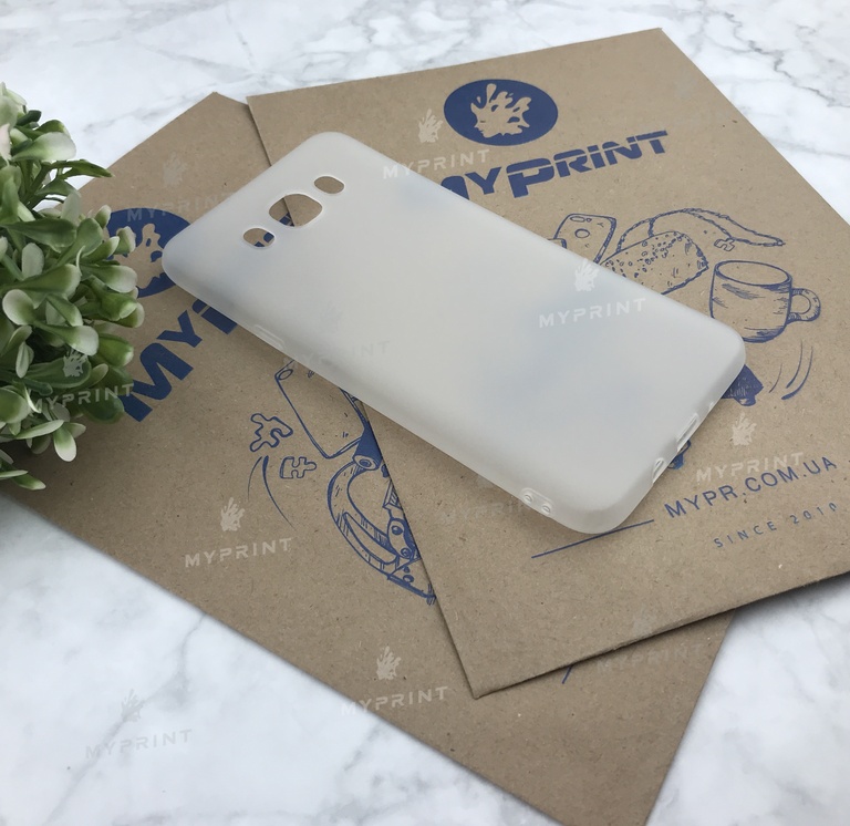Чохол силіконовий для Samsung J710 білий (4966) 