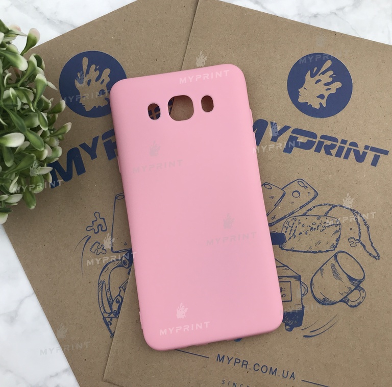 Чохол силіконовий для Samsung J710 рожевий (4968) 