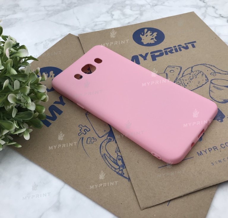 Чохол силіконовий для Samsung J710 рожевий (4968) 