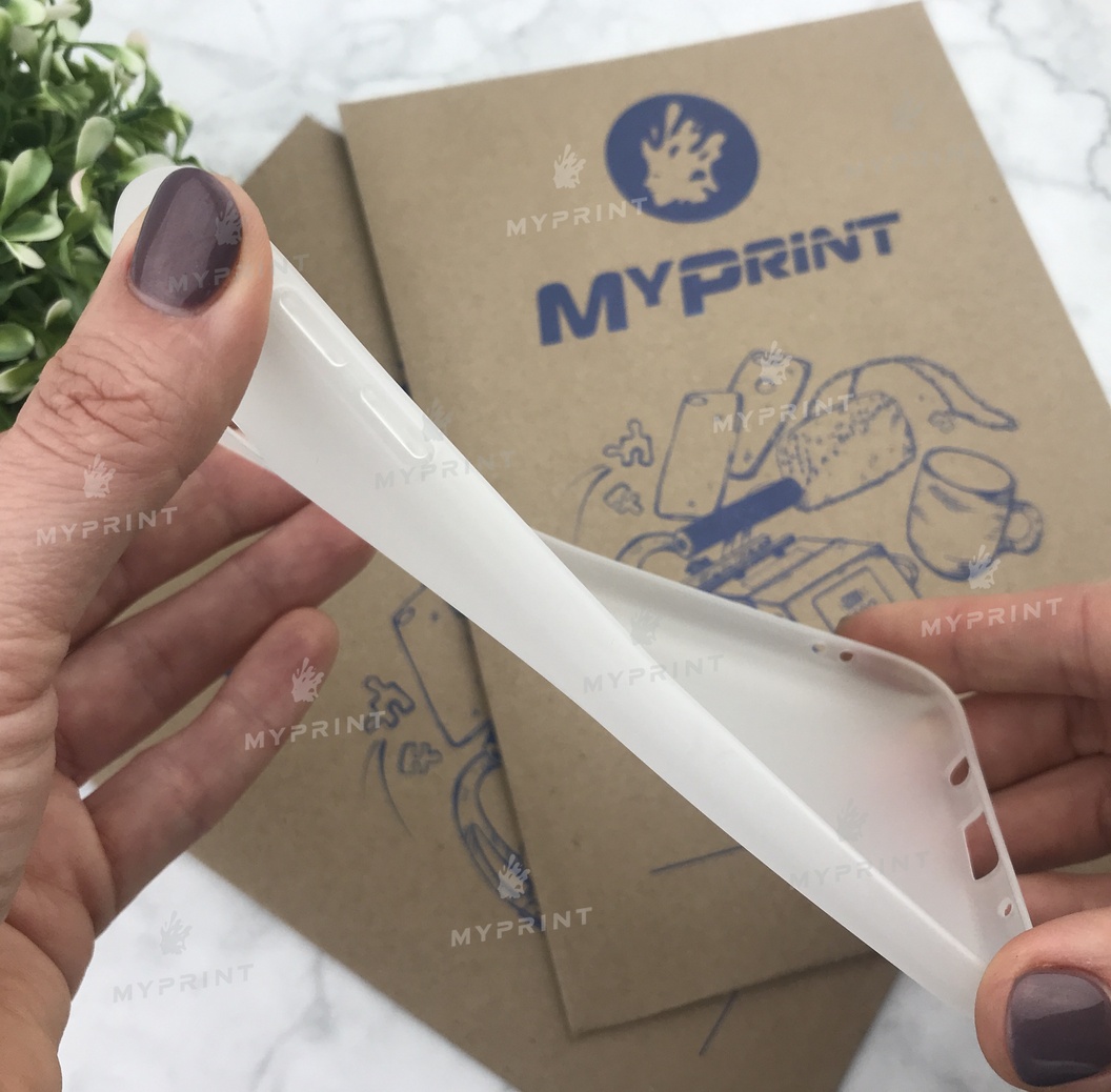 Чохол силіконовий для Samsung J730 білий (4972) - фото 3 - Чохли для УФ друку