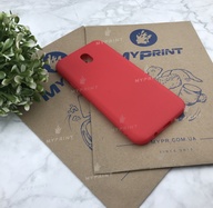 Чохол силіконовий для Samsung J730 червоний (4975) - фото 2 - Чохли для УФ друку