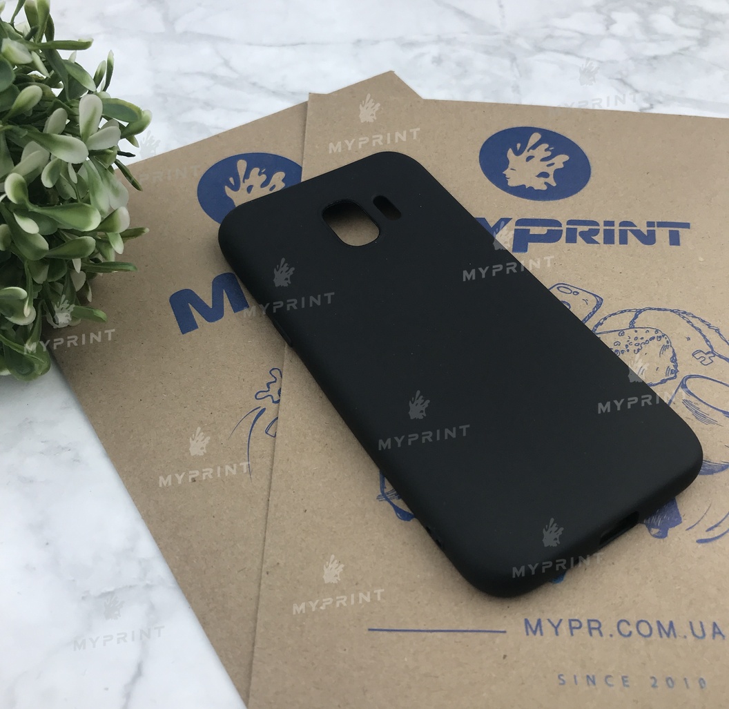 Чохол силіконовий для Samsung J2 2018 чорний (4889) - фото 2 - Чохли для УФ друку