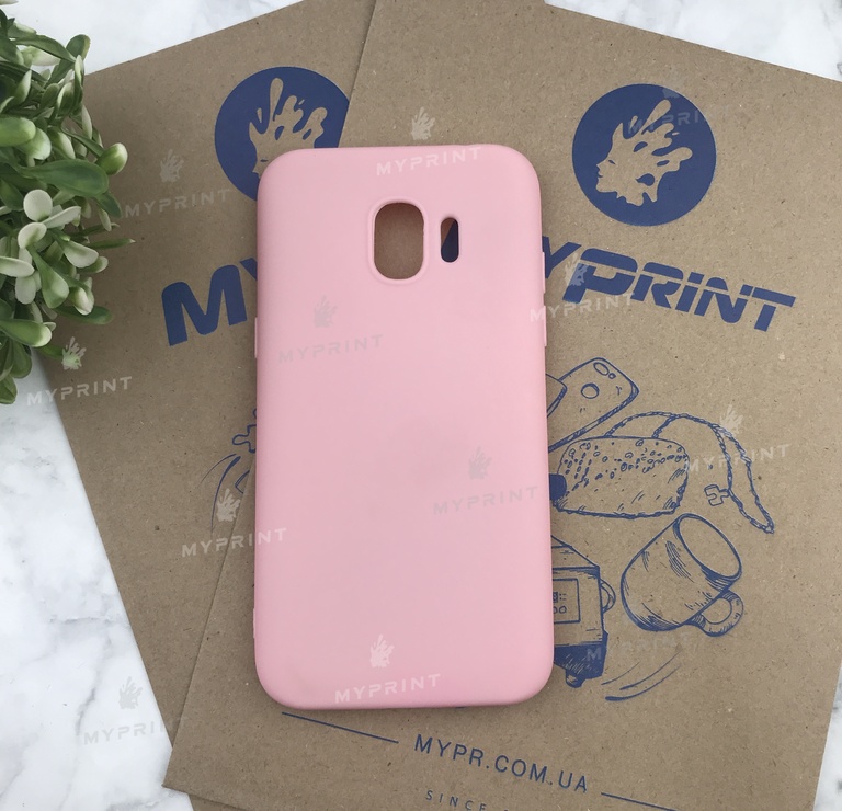 Чохол силіконовий для Samsung J2 2018 рожевий (4890) 
