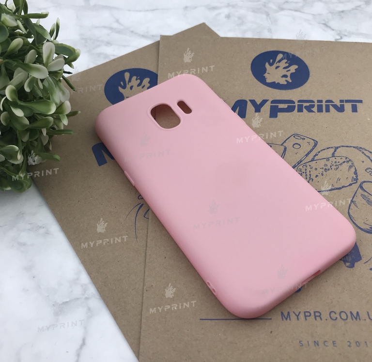 Чохол силіконовий для Samsung J2 2018 рожевий (4890) 