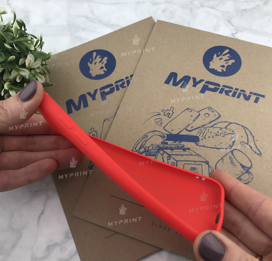 Чохол силіконовий для Samsung J2 2018 червоний (4891) - фото 3 - Чохли для УФ друку