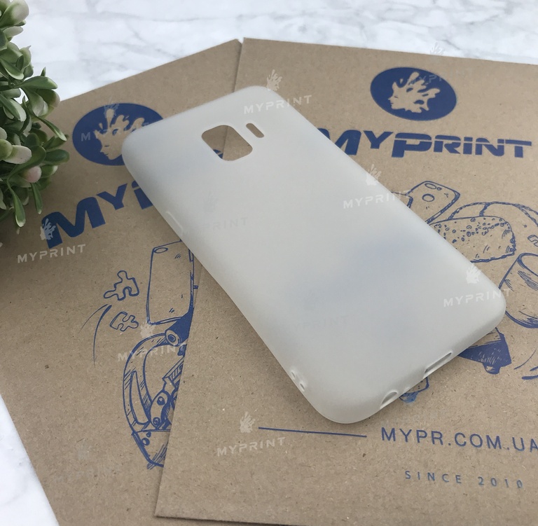 Чехол силиконовый для Samsung J2 Core 2018 белый (4894)  Чехол силиконовый для Samsung J2 Core 2018 белый (4894)