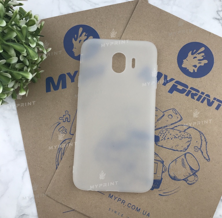 Чохол силіконовий для Samsung J4 білий (4918) 
