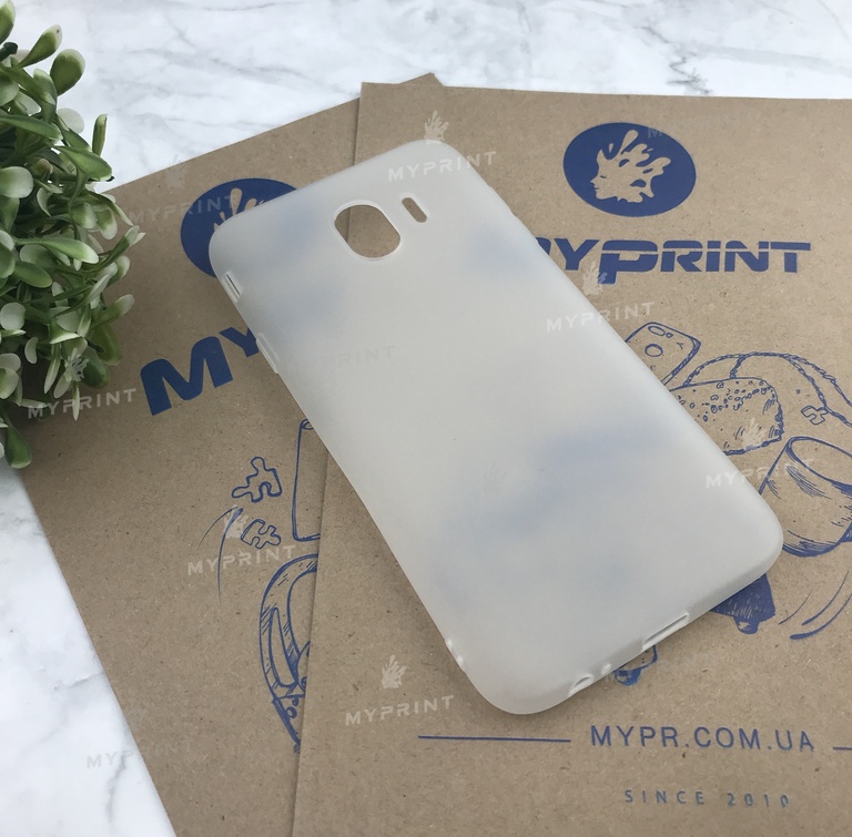 Чохол силіконовий для Samsung J4 білий (4918) 
