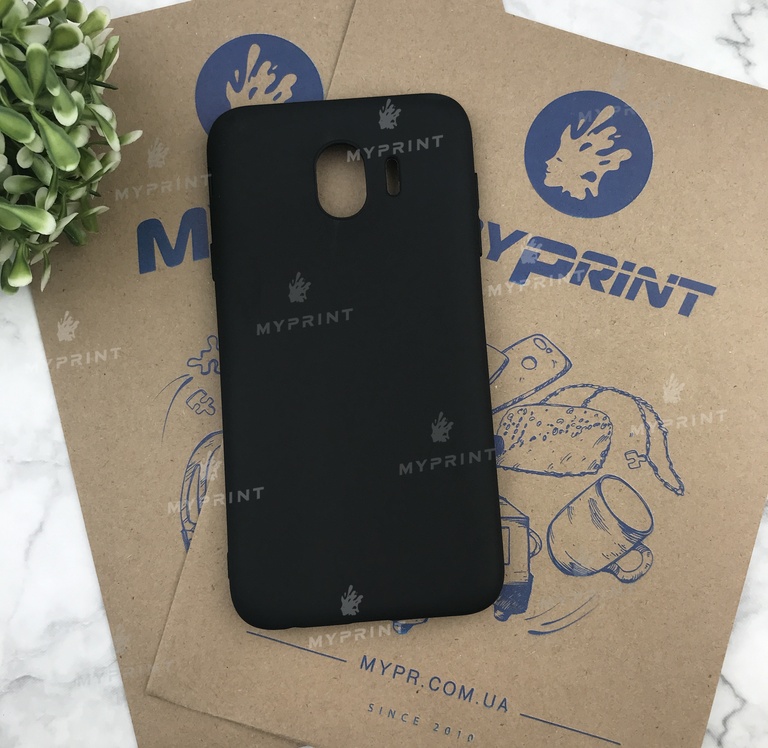 Чохол силіконовий для Samsung J4 чорний (4919) 
