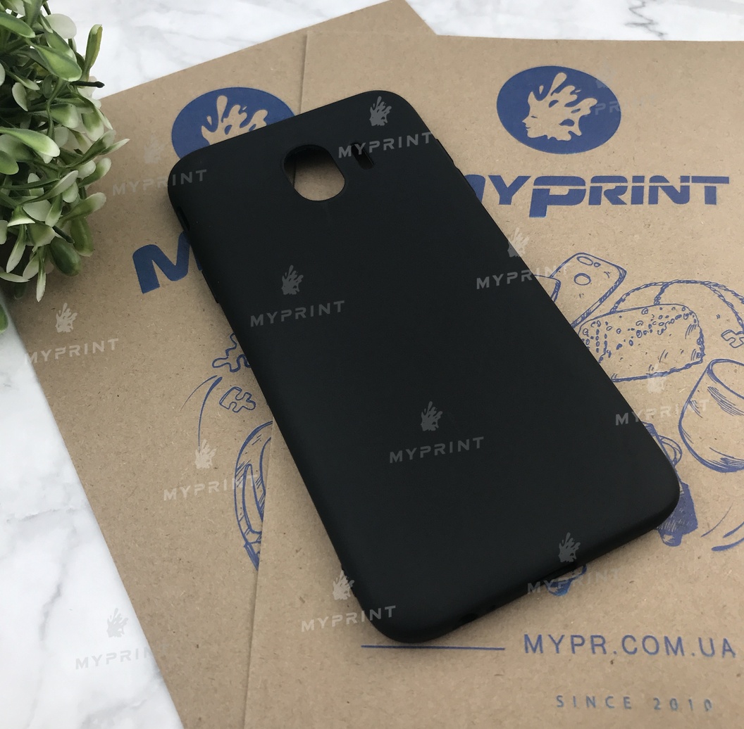 Чохол силіконовий для Samsung J4 чорний (4919) - фото 2 - Чохли для УФ друку