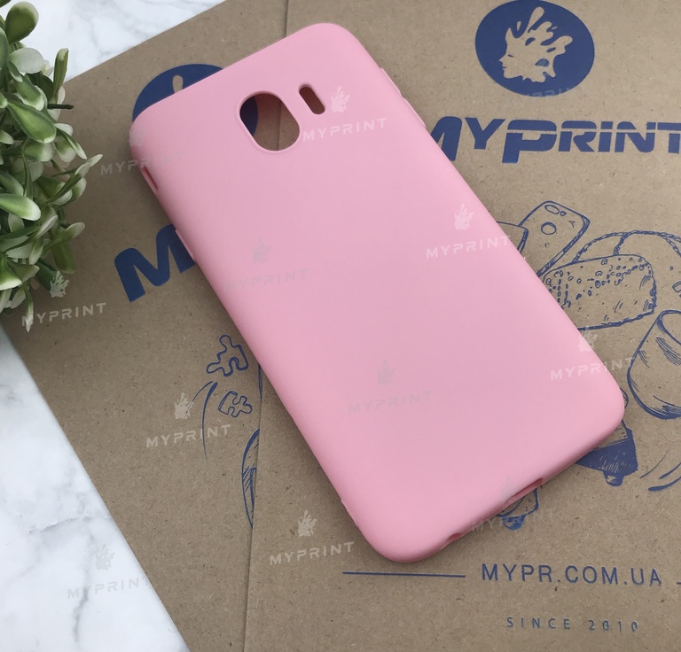 Чохол силіконовий для Samsung J4 рожевий (4920) 
