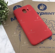 Чехол силиконовый для Samsung J4  красный (4921) - фото 2 Чехол силиконовый для Samsung J4  красный (4921) - фото 2 - Чехлы для УФ печати