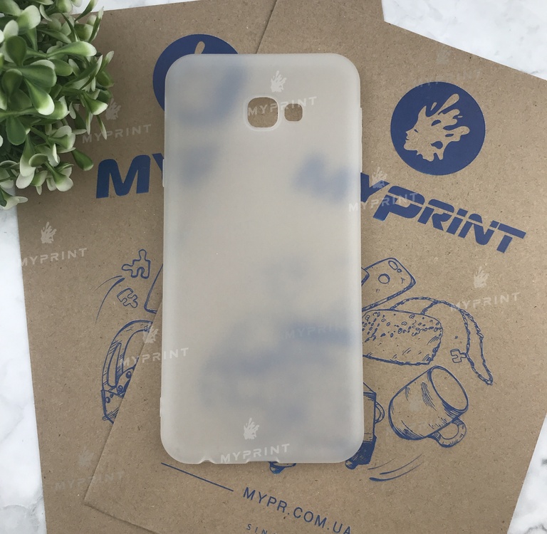 Чохол силіконовий для Samsung J4 Plus 2018 білий (4912) 