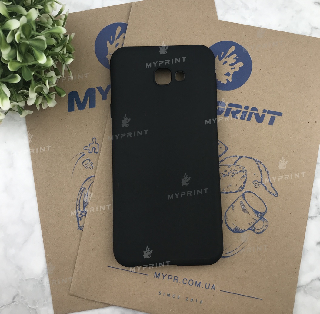 Чохол силіконовий для Samsung J4 Plus 2018 чорний (4913) - фото 1 Чохол силіконовий для Samsung J4 Plus 2018 чорний (4913) - фото 1 - Чохли для УФ друку