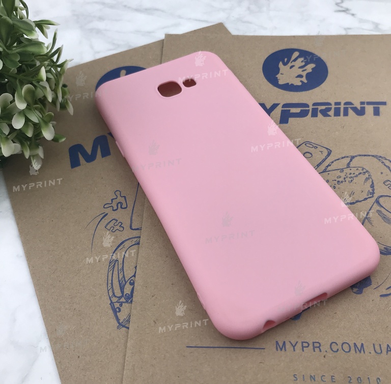 Чохол силіконовий для Samsung J4 Plus 2018 рожевий (4914) 