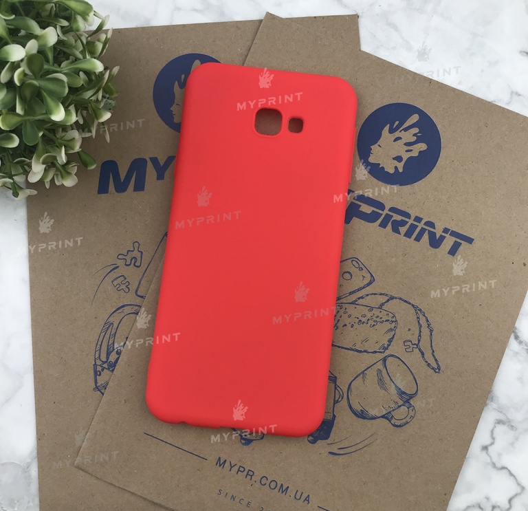 Чохол силіконовий для Samsung J4 Plus 2018 червоний (4915) 
