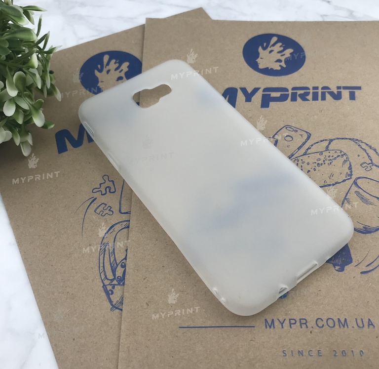 Чохол силіконовий для Samsung J5 Prime G570 білий (4924) 