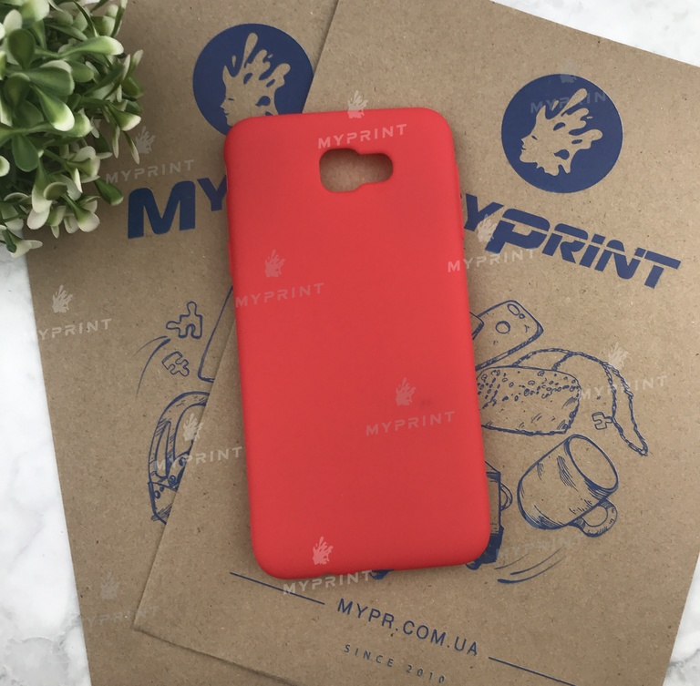 Чохол силіконовий для Samsung J5 Prime G570 червоний (4927) 