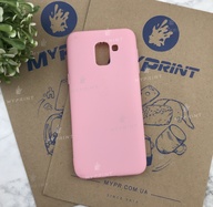 Чохол силіконовий для Samsung J6 рожевий (4956) - фото 1 - Чохли для УФ друку