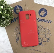 Чохол силіконовий для Samsung J6 червоний (4957) - фото 1 Чохол силіконовий для Samsung J6 червоний (4957) - фото 1 - Чохли для УФ друку