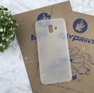 Чохол силіконовий для Samsung J6 Plus 2018 білий (4948) - фото 1 - Чохли для УФ друку
