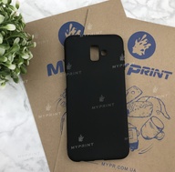 Чохол силіконовий для Samsung J6 Plus 2018 чорний (4949) - фото 1 - Чохли для УФ друку