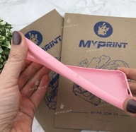 Чохол силіконовий для Samsung J6 Plus 2018 рожевий (4950) - фото 3 - Чохли для УФ друку