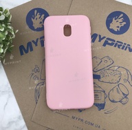Чохол силіконовий для Samsung J330 рожевий (4908) - фото 1 - Чохли для УФ друку