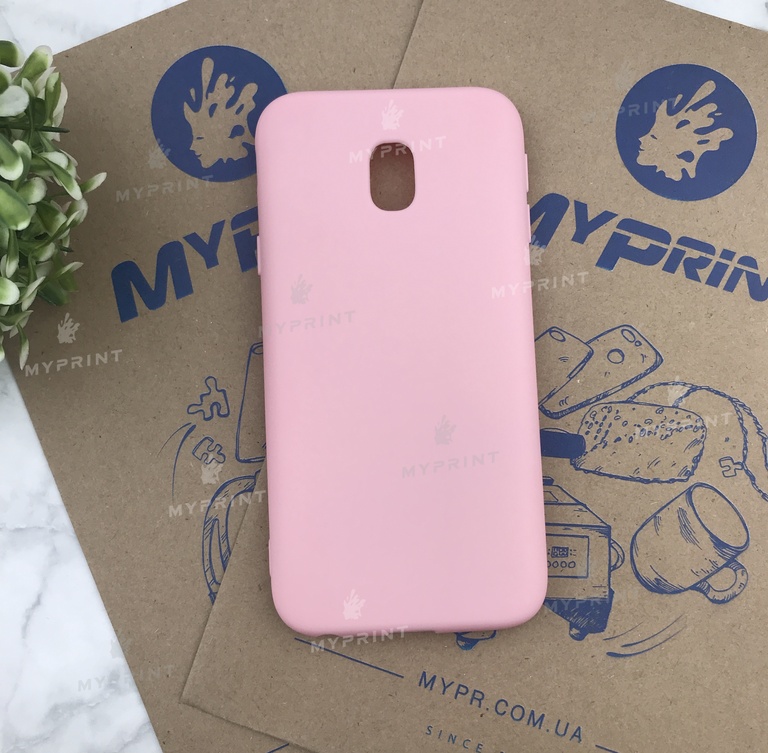 Чохол силіконовий для Samsung J330 рожевий (4908) 