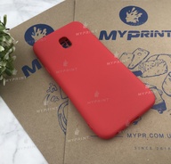 Чохол силіконовий для Samsung J330 червоний (4909) - фото 2 - Чохли для УФ друку