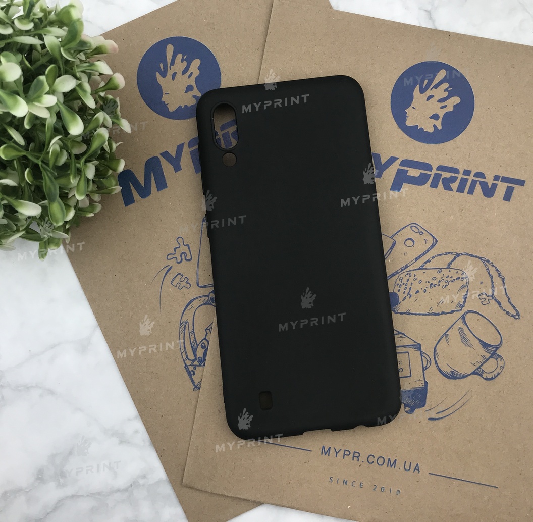 Чохол силіконовий для Samsung M10 чорний (4985) - фото 1 Чохол силіконовий для Samsung M10 чорний (4985) - фото 1 - Чохли для УФ друку