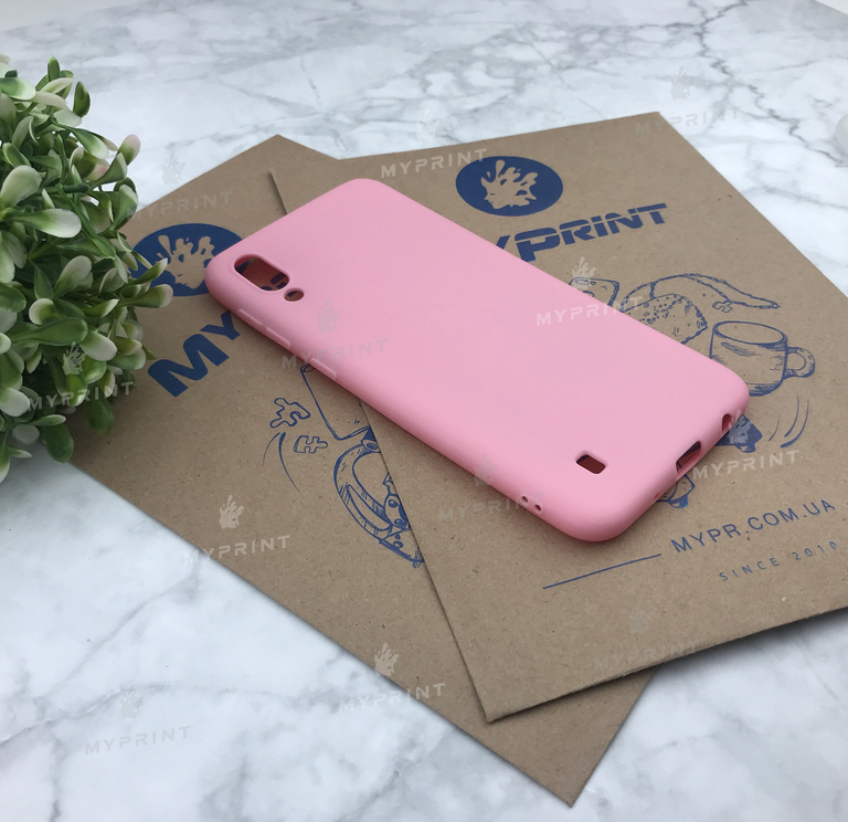Чохол силіконовий для Samsung M10 рожевий (4986) 