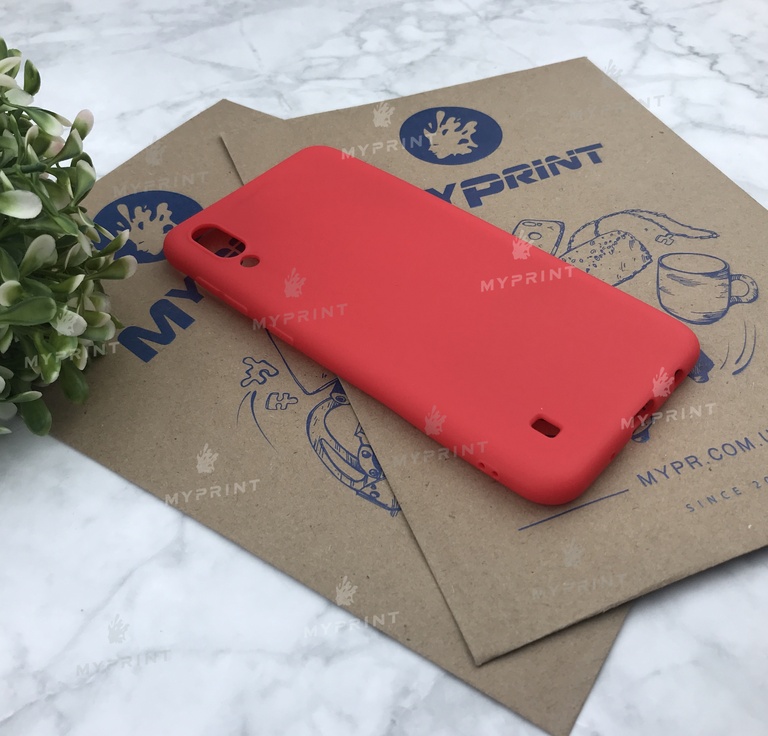 Чохол силіконовий для Samsung M10 червоний (4987) 