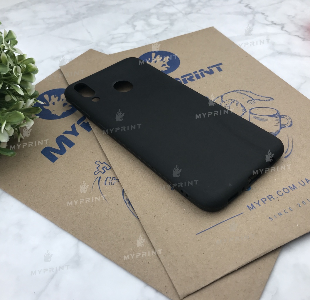 Чохол силіконовий для Samsung M20 чорний (4991) - фото 2 Чохол силіконовий для Samsung M20 чорний (4991) - фото 2 - Чохли для УФ друку