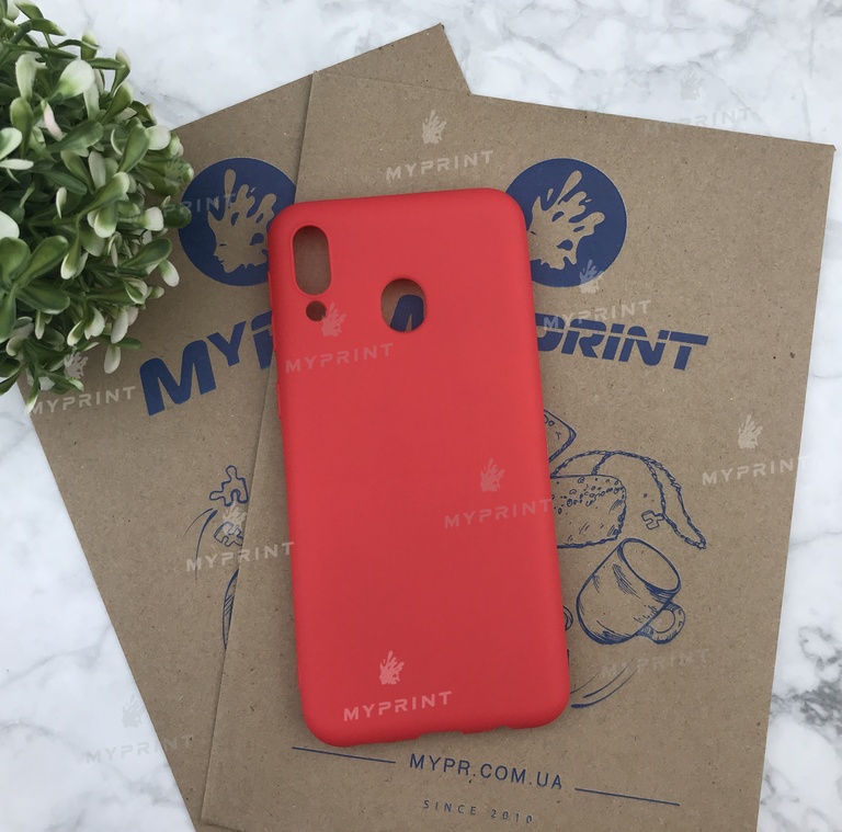 Чохол силіконовий для Samsung M20 червоний (4993)  Чохол силіконовий для Samsung M20 червоний (4993)
