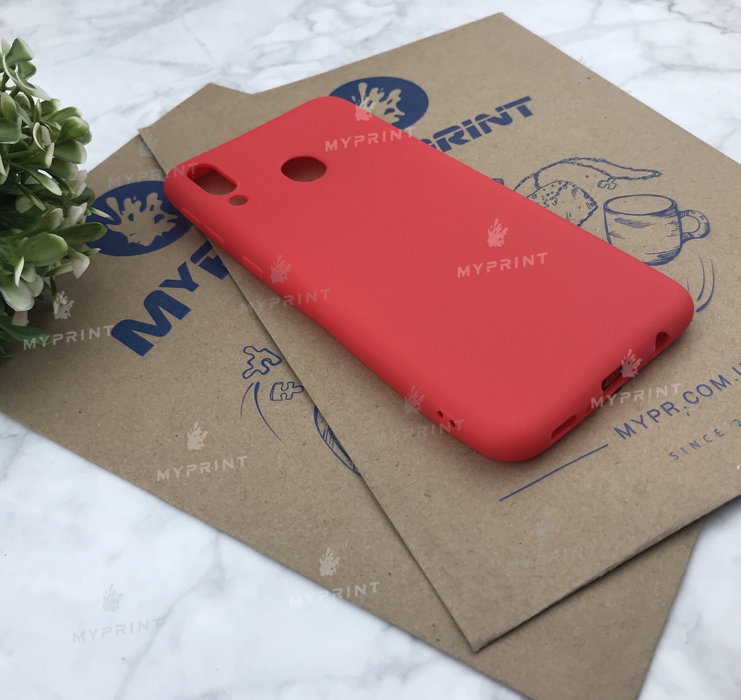 Чехол силиконовый для Samsung M20 красный (4993) - фото 2 Чехол силиконовый для Samsung M20 красный (4993) - фото 2 - Чехлы для УФ печати