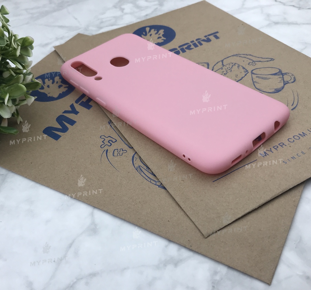 Чохол силіконовий для Samsung M30 рожевий (4998) - фото 2 Чохол силіконовий для Samsung M30 рожевий (4998) - фото 2 - Чохли для УФ друку