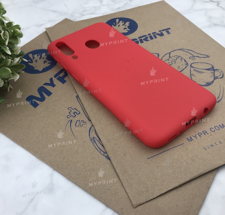 Чохол силіконовий для Samsung M30 червоний (4999) 