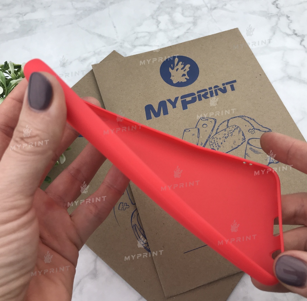 Silicone cover for Samsung M30 red (4999) - фото 3 Silicone cover for Samsung M30 red (4999) - фото 3 - Covers for UV printing