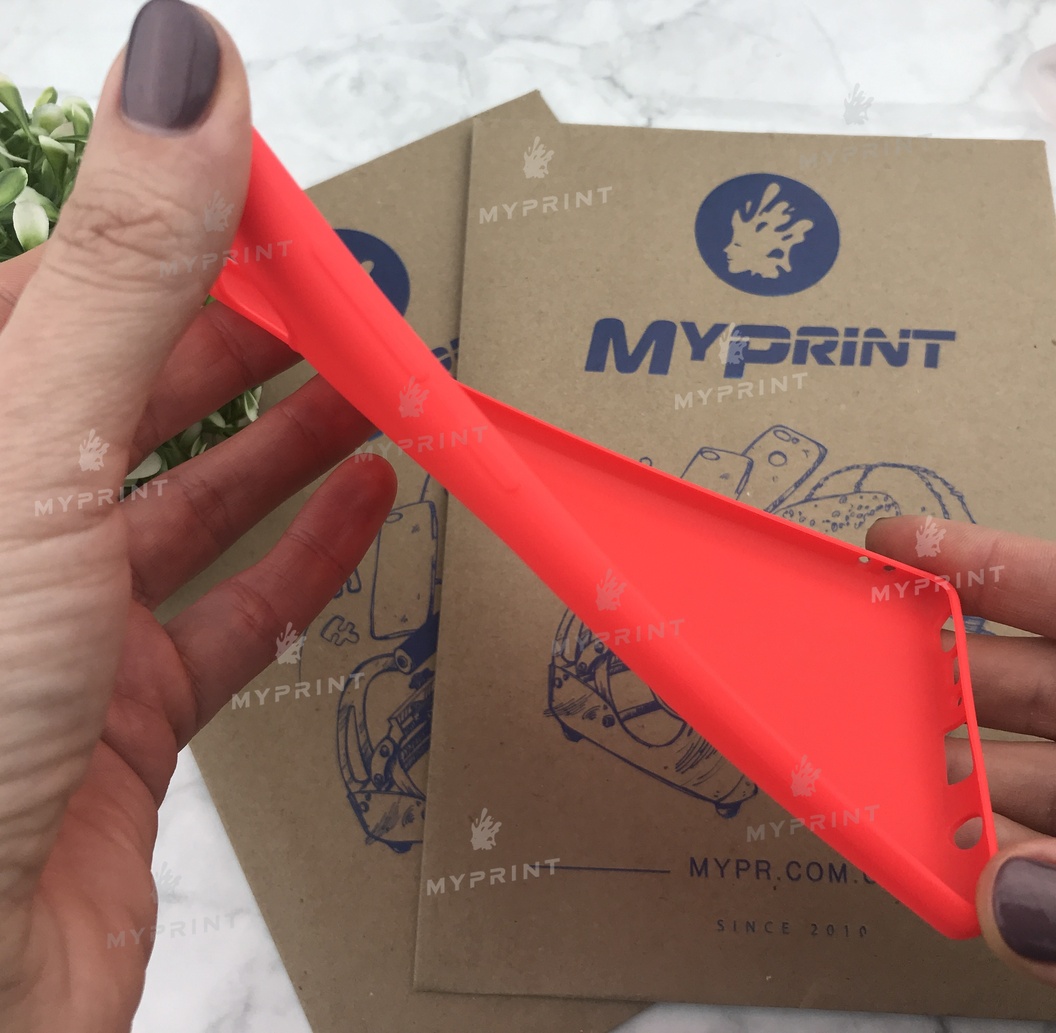 Чохол силіконовий для Samsung Note 8 червоний (5005) - фото 3 - Чохли для УФ друку