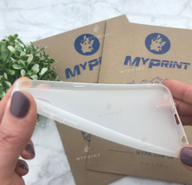 Чохол силіконовий для Samsung S6 білий (5034) - фото 3 - Чохли для УФ друку