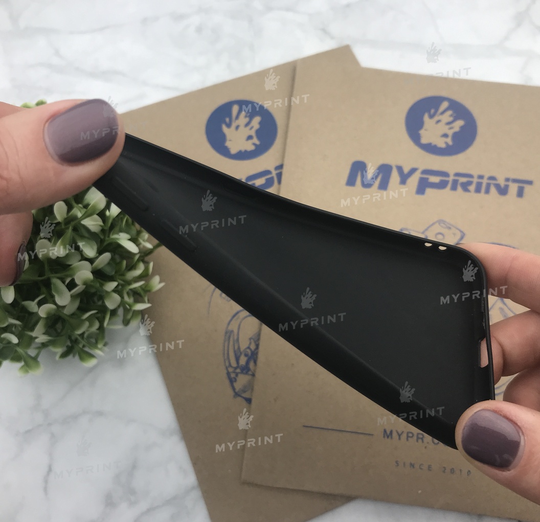 Чохол силіконовий для Samsung S6 чорний (5035) - фото 3 - Чохли для УФ друку