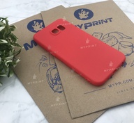 Чохол силіконовий для Samsung S6 червоний (5037) - фото 2 - Чохли для УФ друку